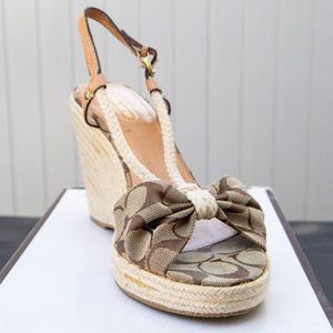 Coach, CATALINA Sandals - KHAKI/NATURAL 10M